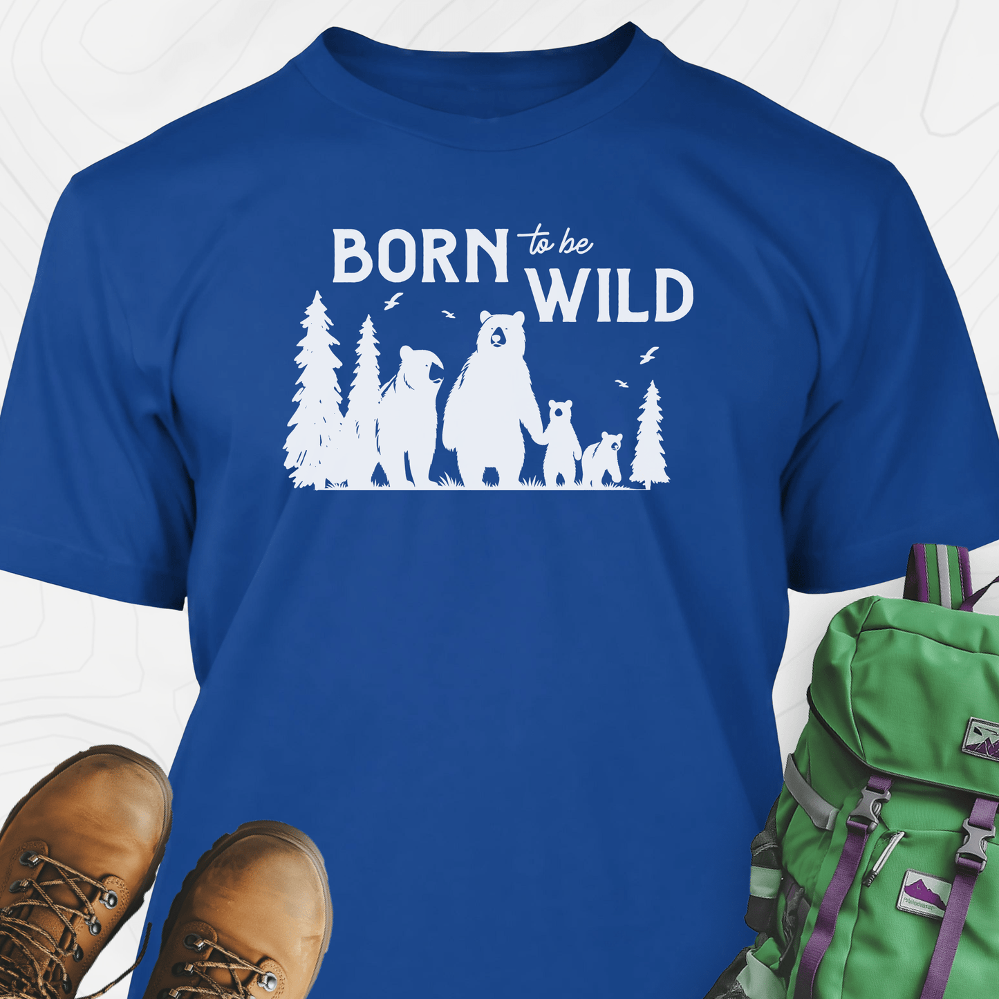 Born To Be Wild Bears T-Shirt