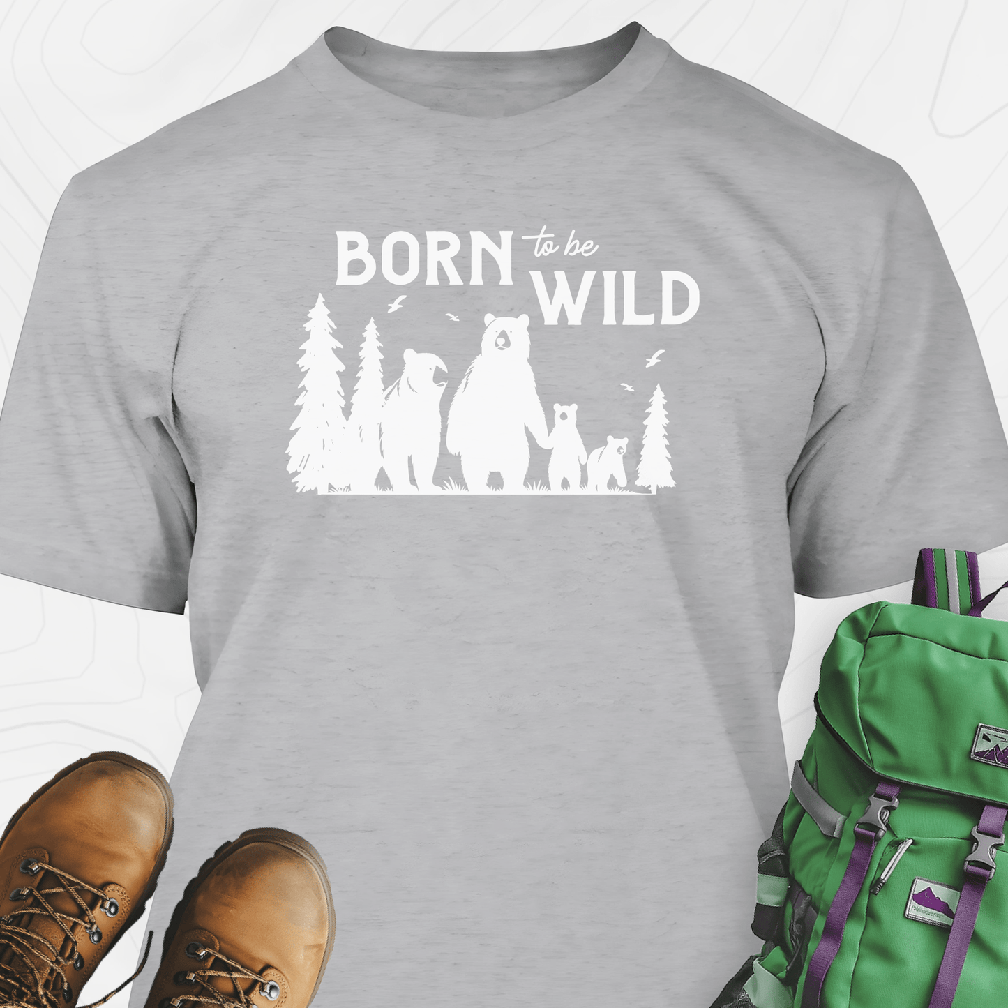 Born To Be Wild Bears T-Shirt