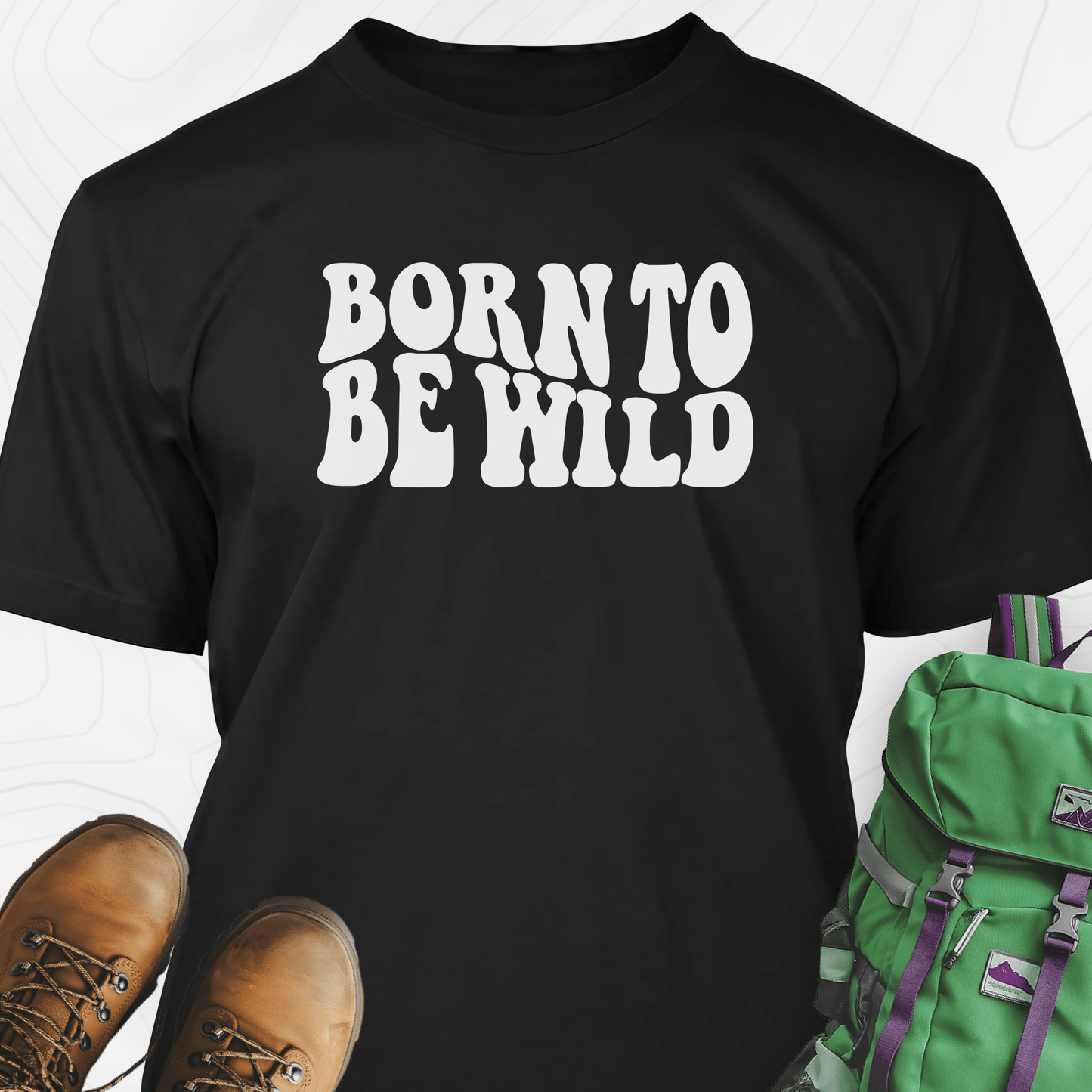 Born To Be Wild Retro T-Shirt