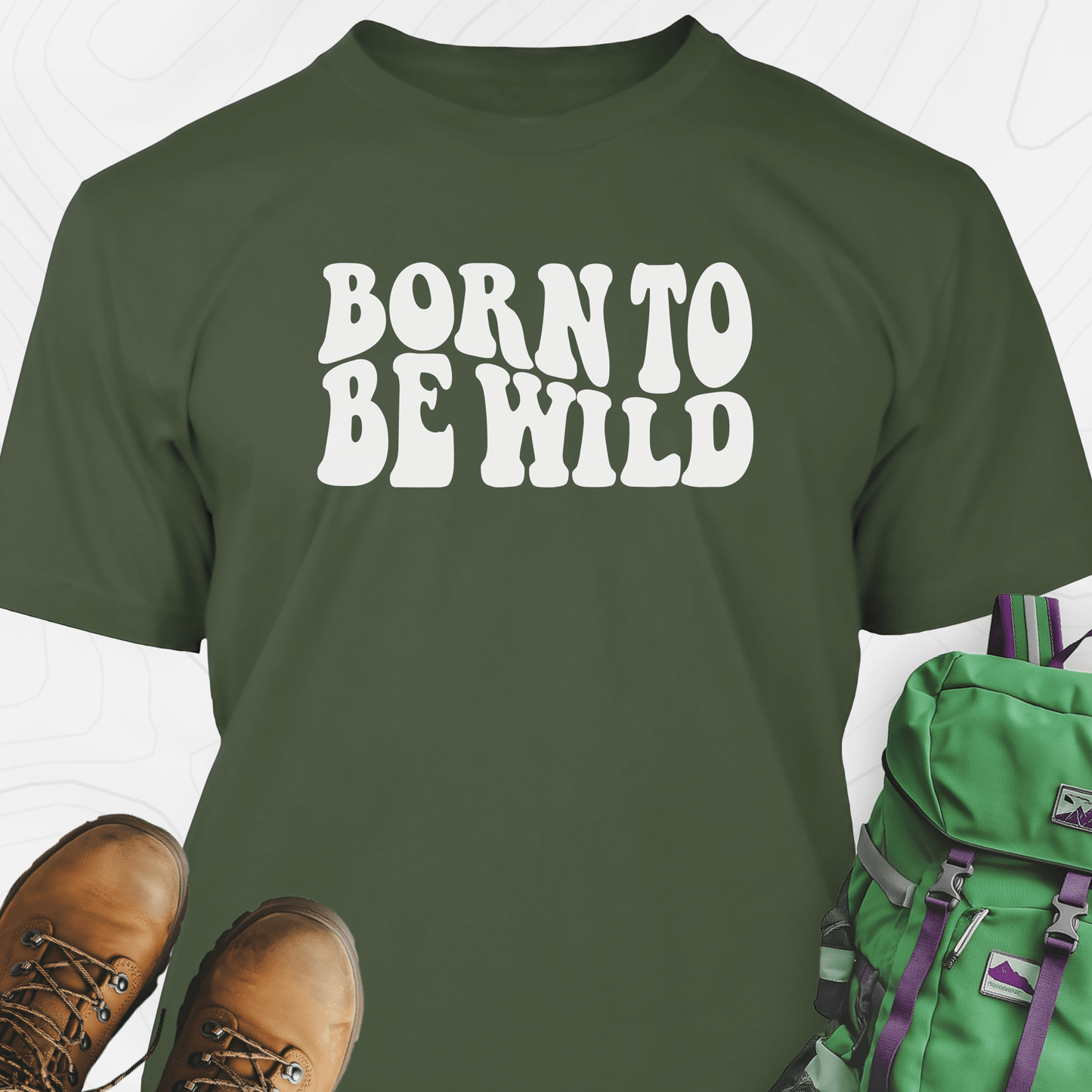 Born To Be Wild Retro T-Shirt