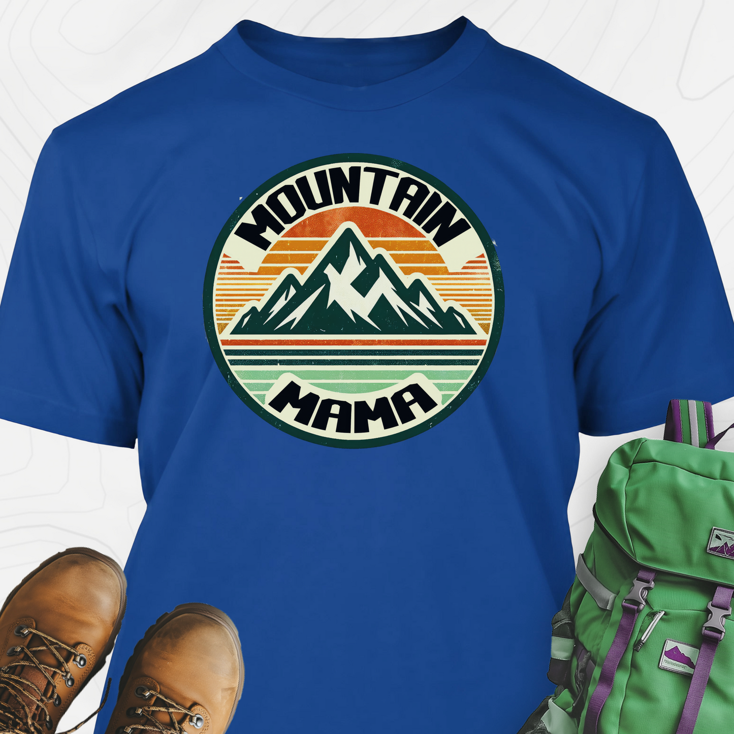 Retro Mountain Mama T-Shirt