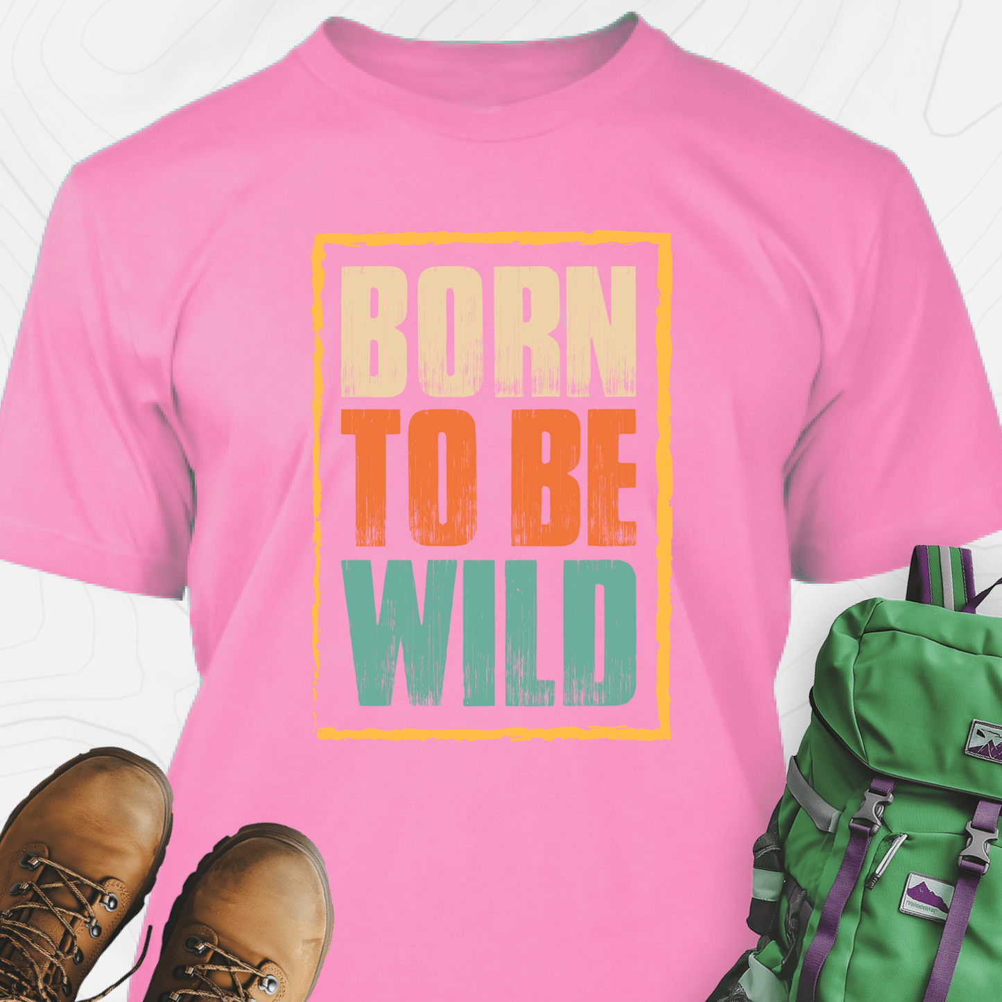 Born To Be Wild Distressed T-Shirt