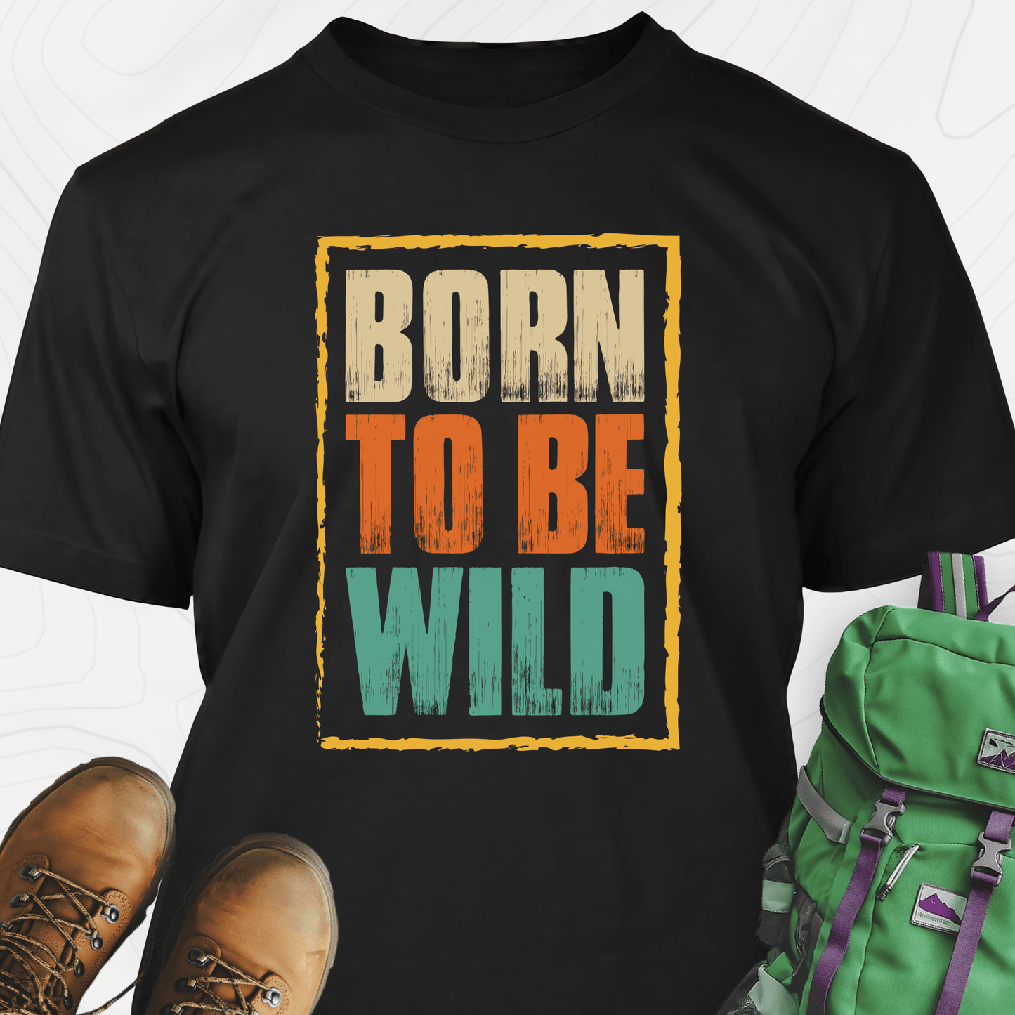 Born To Be Wild Distressed T-Shirt