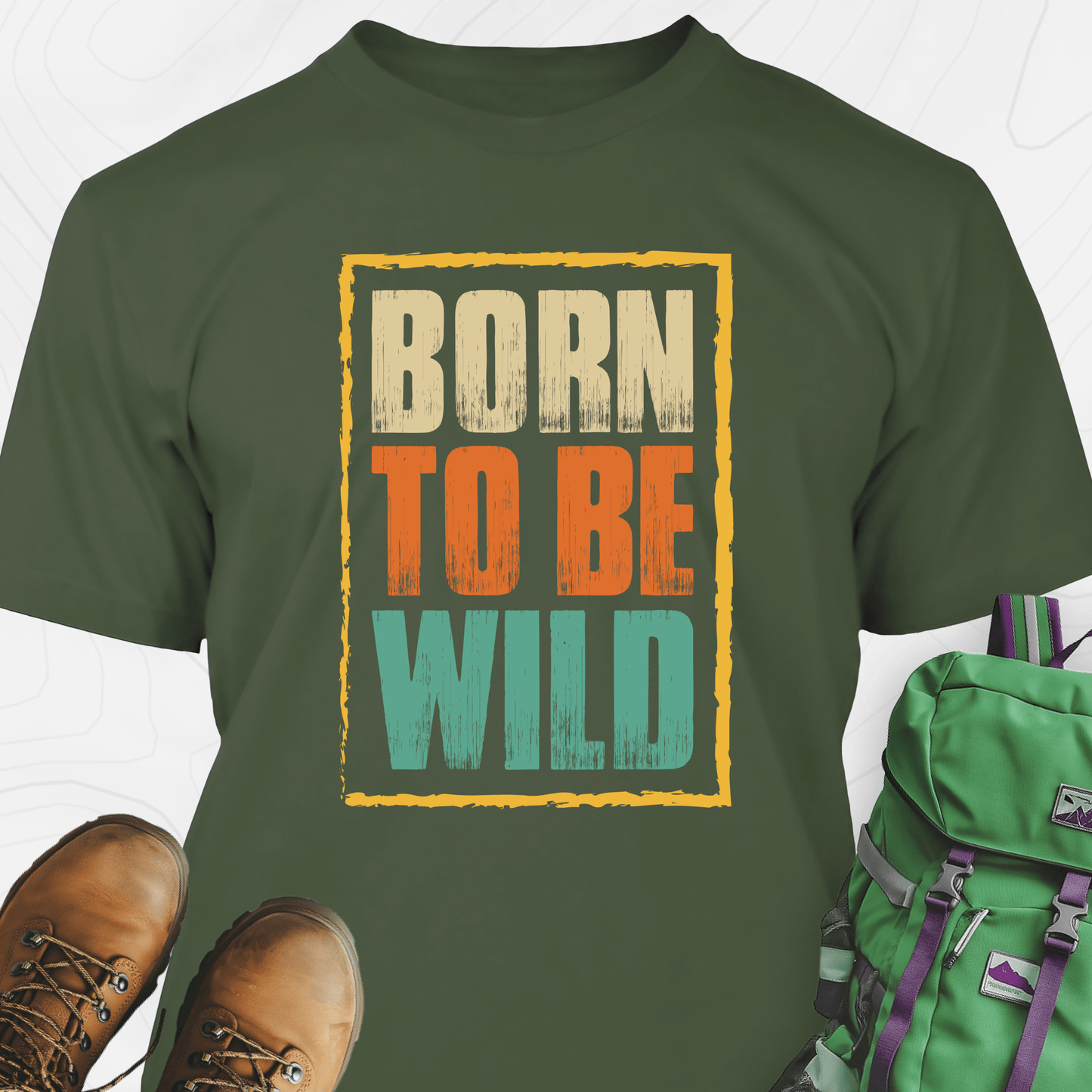 Born To Be Wild Distressed T-Shirt