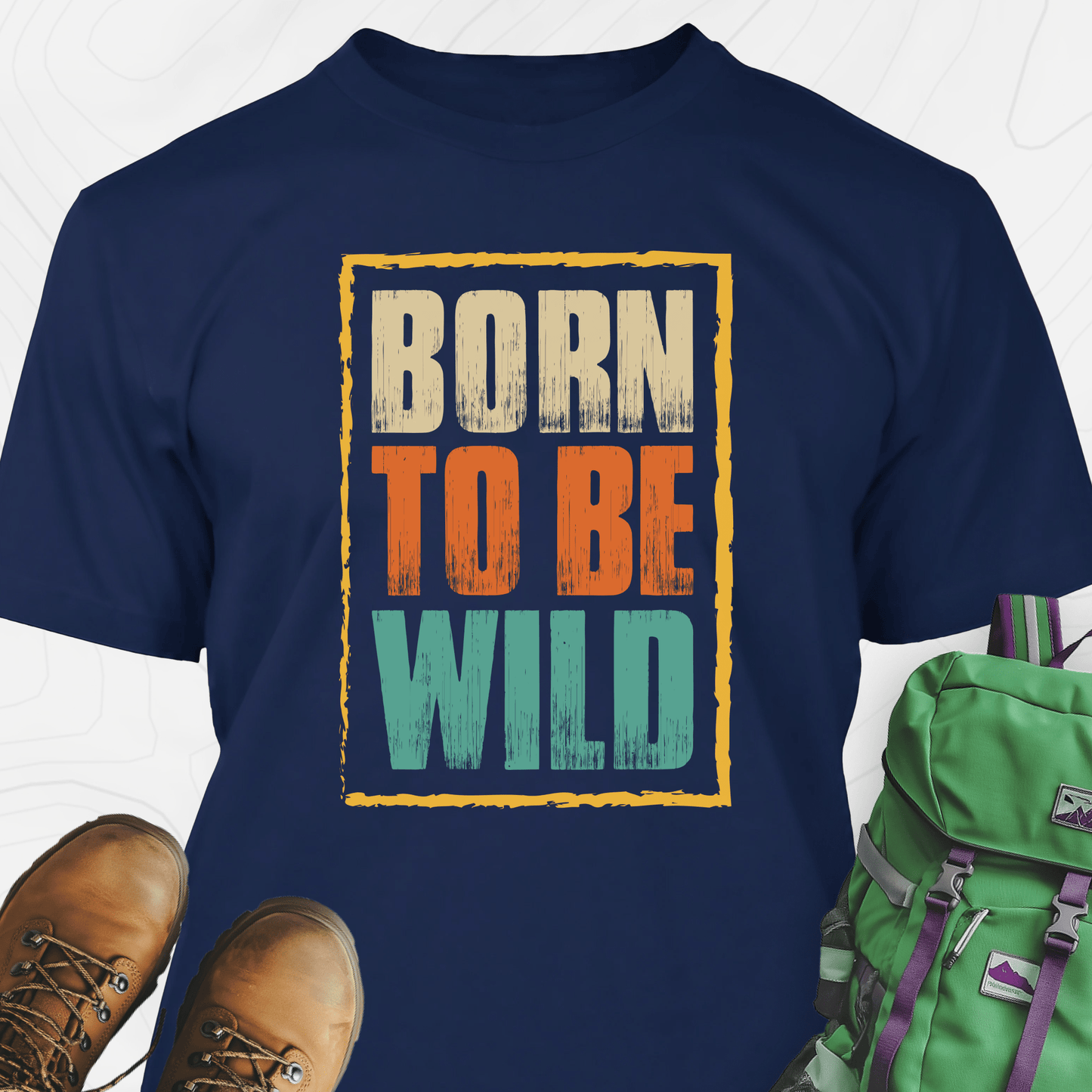 Born To Be Wild Distressed T-Shirt