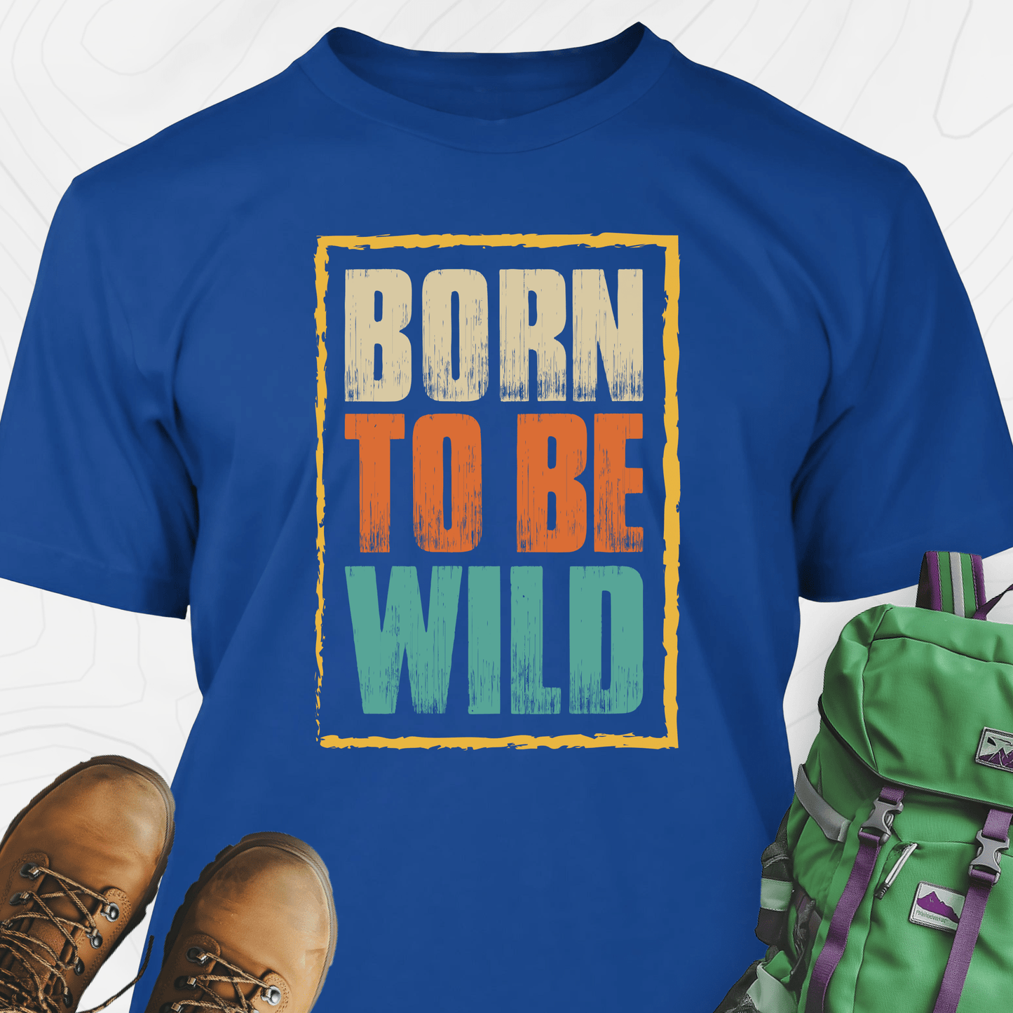 Born To Be Wild Distressed T-Shirt