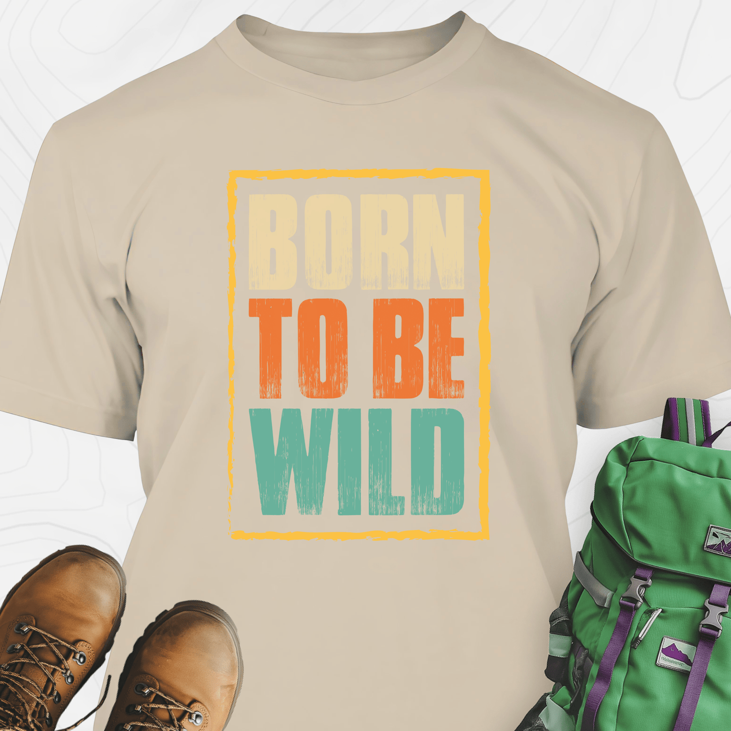 Born To Be Wild Distressed T-Shirt