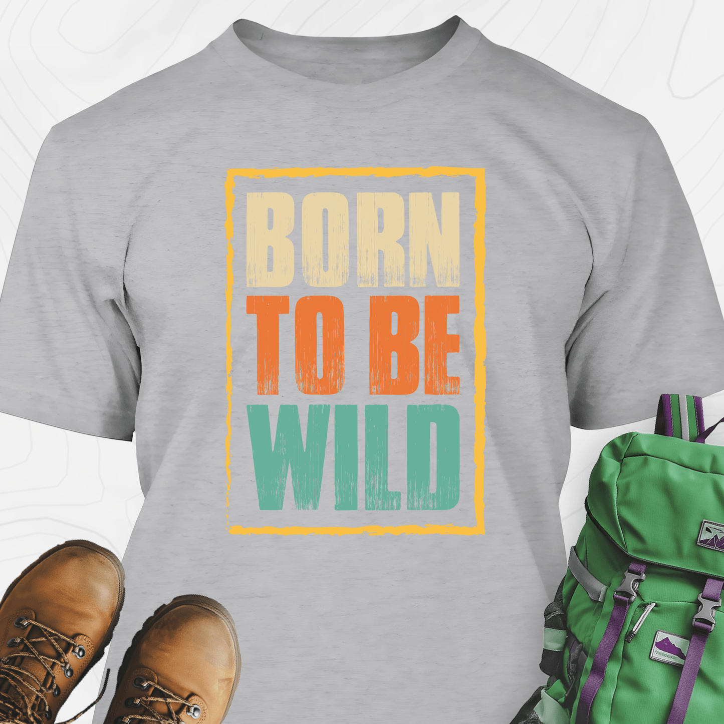 Born To Be Wild Distressed T-Shirt