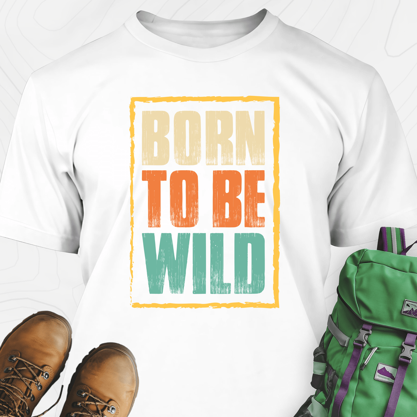Born To Be Wild Distressed T-Shirt