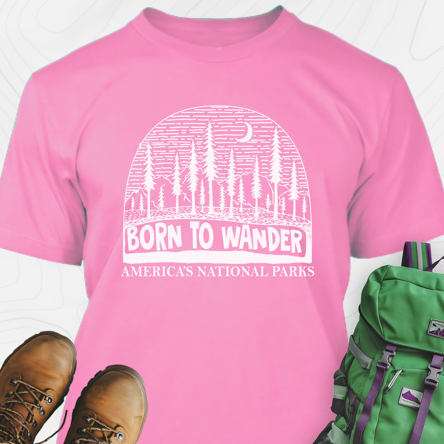 Born to Wander America T-Shirt