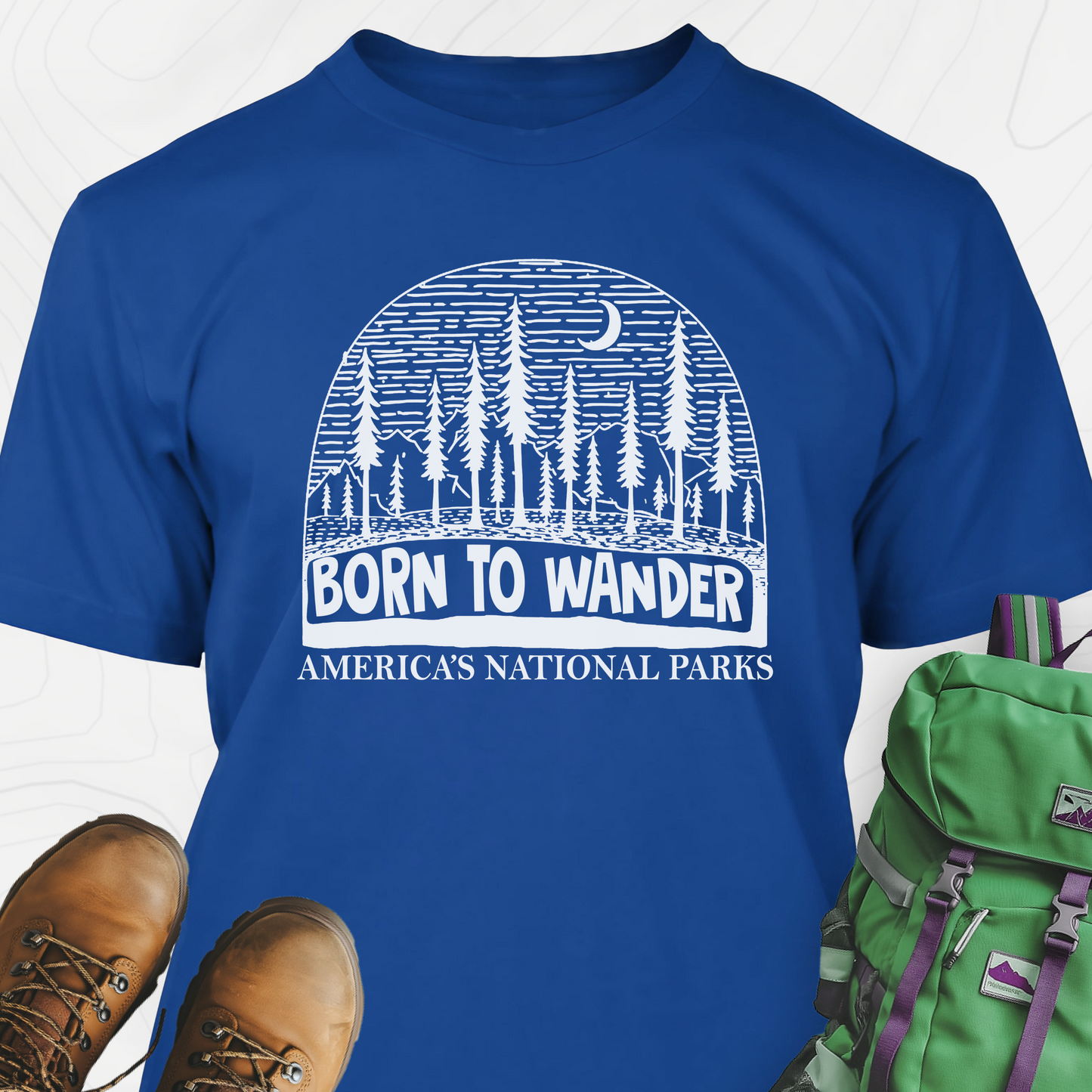Born to Wander America T-Shirt