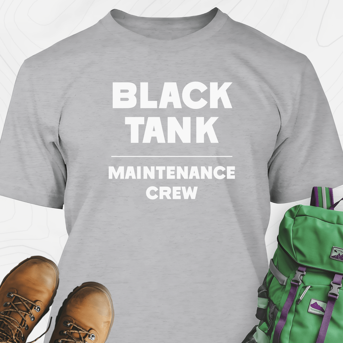 Black Tank Maintenance Crew T-Shirt