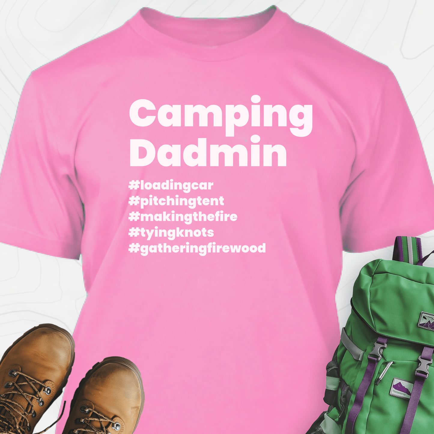 Camping Dadmin T-Shirt