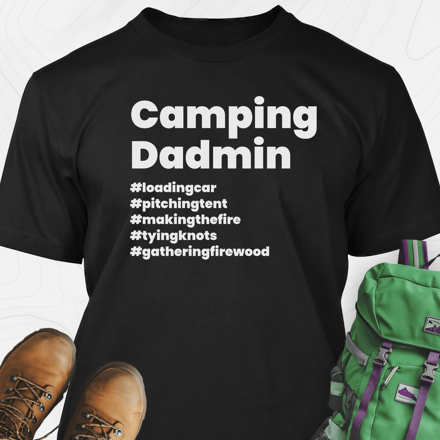 Camping Dadmin T-Shirt