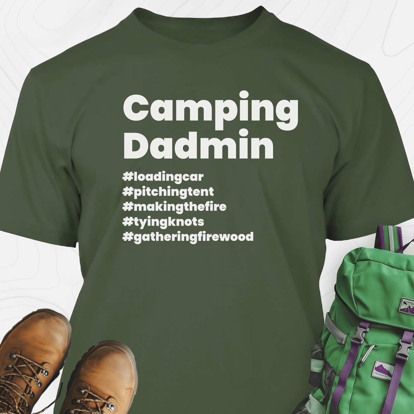 Camping Dadmin T-Shirt
