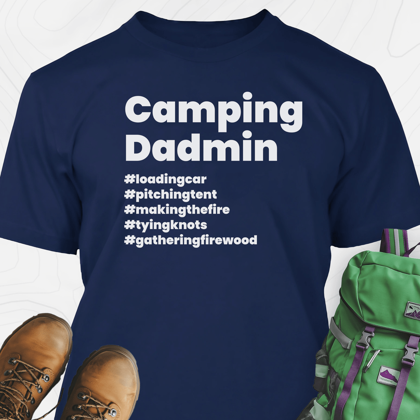 Camping Dadmin T-Shirt