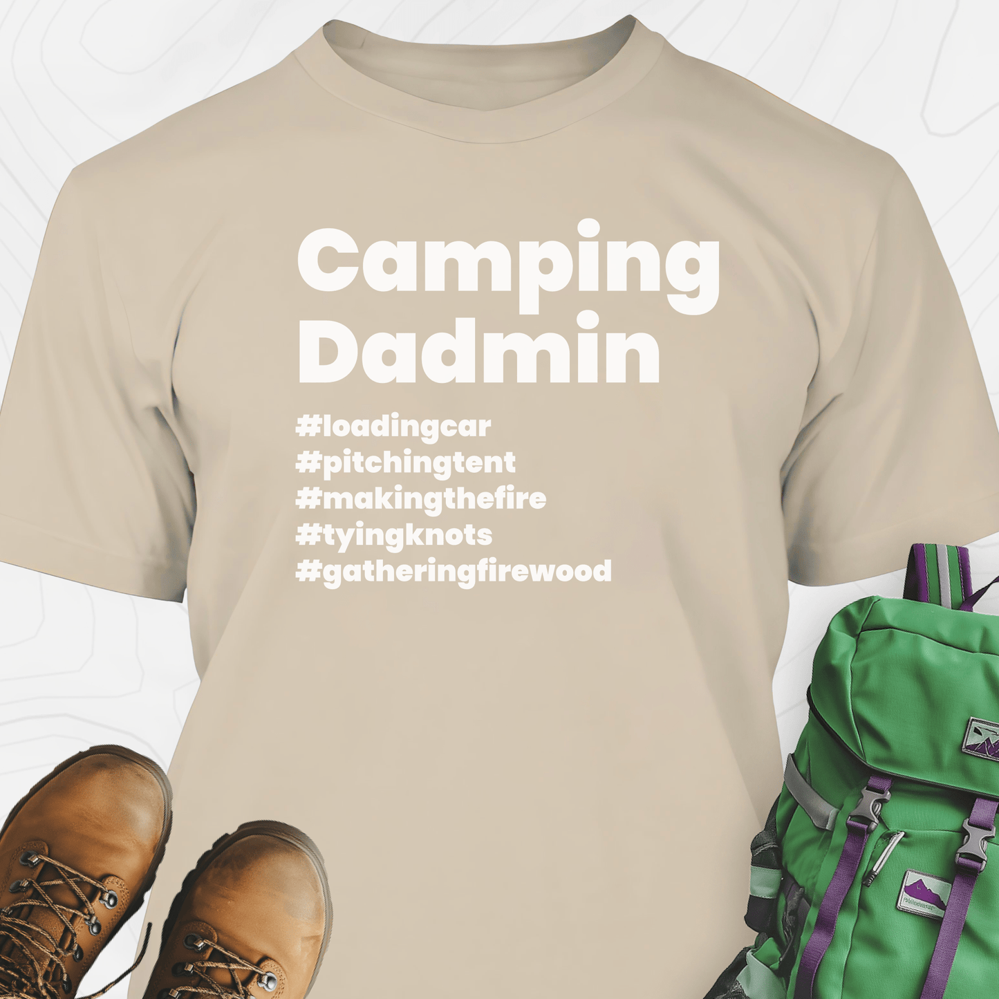 Camping Dadmin T-Shirt