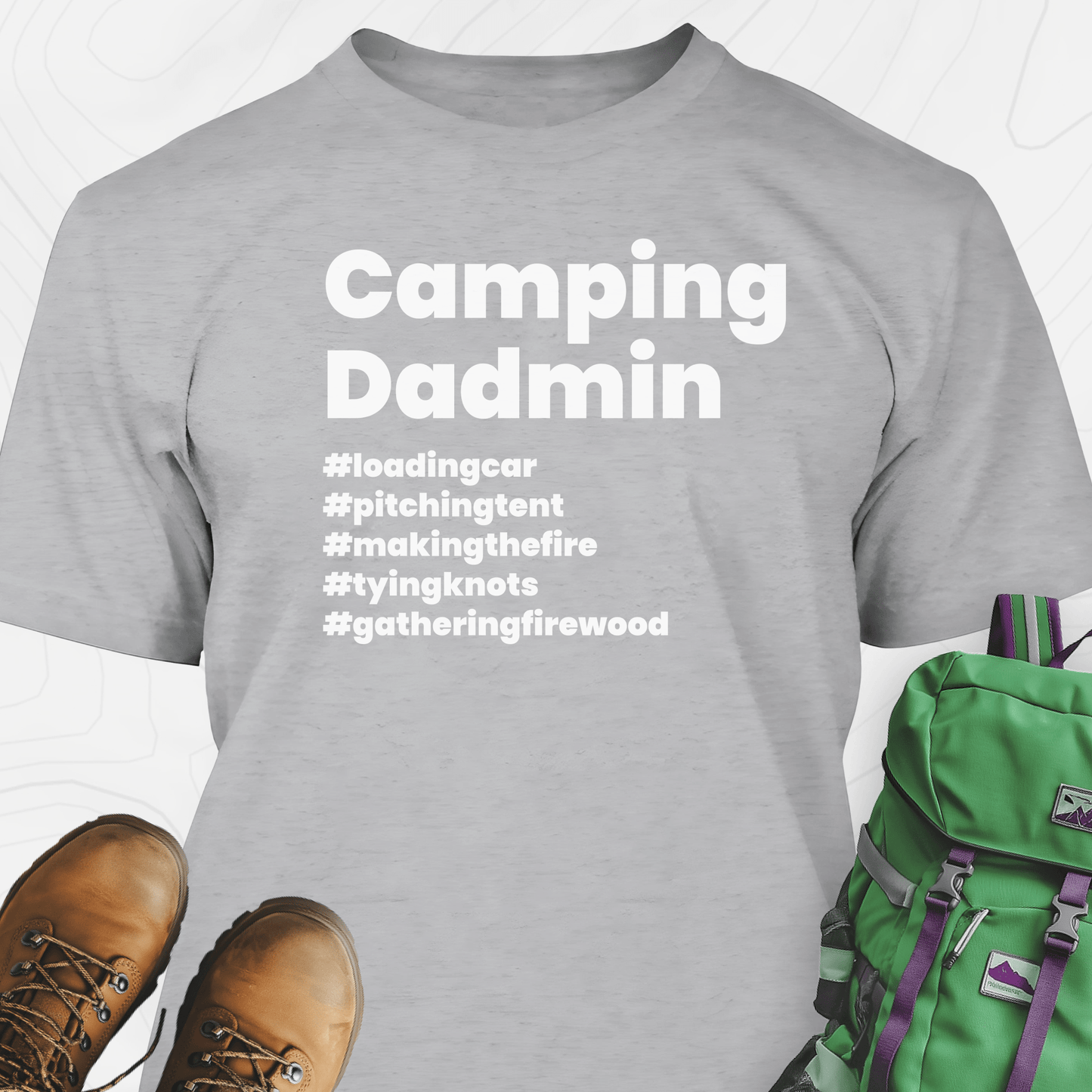Camping Dadmin T-Shirt