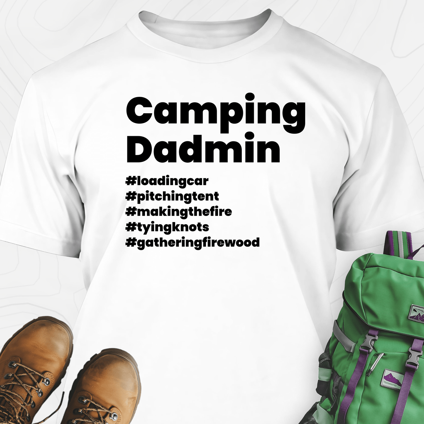 Camping Dadmin T-Shirt