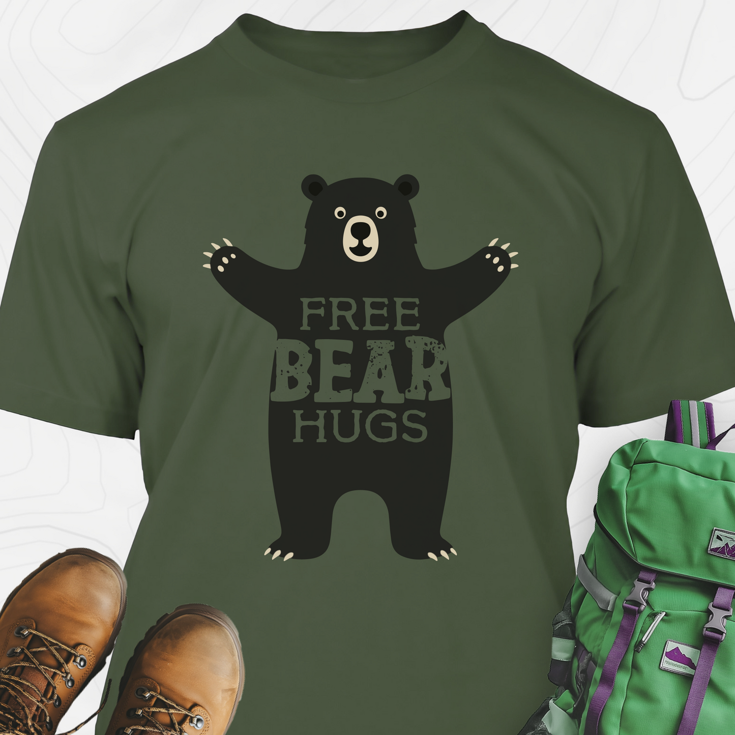 Free Bear Hugs T-Shirt