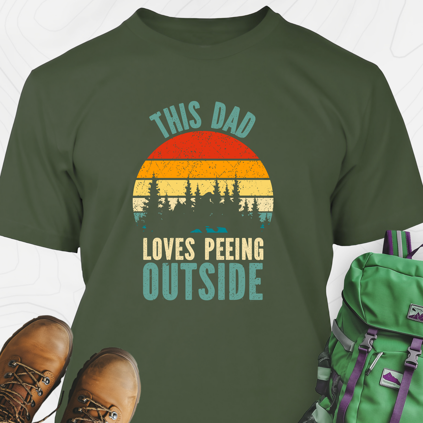 This Dad Loves Peeing Outside T-Shirt