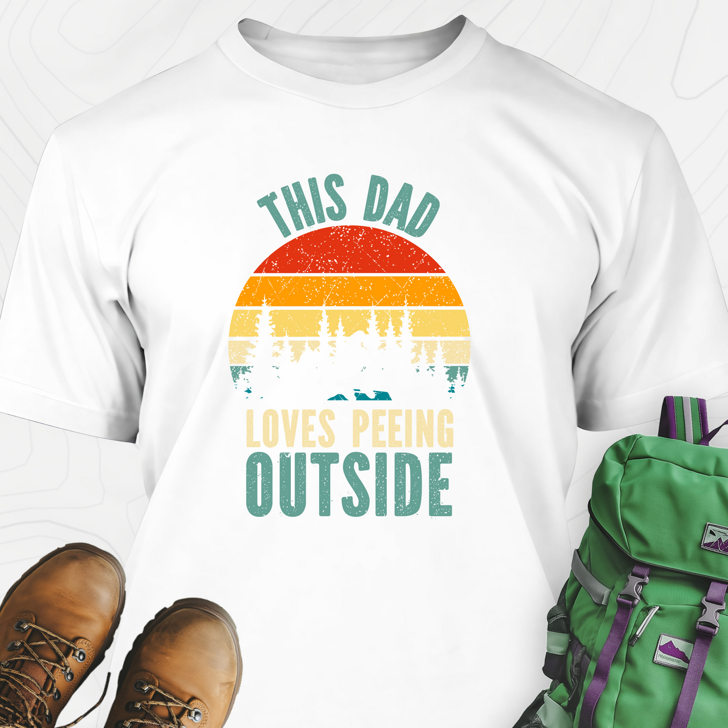 This Dad Loves Peeing Outside T-Shirt