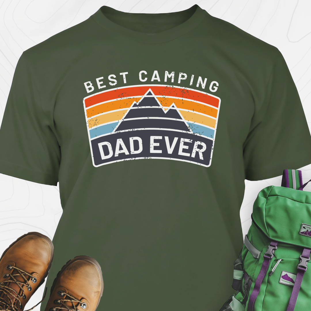 Best Camping Dad Ever T-Shirt