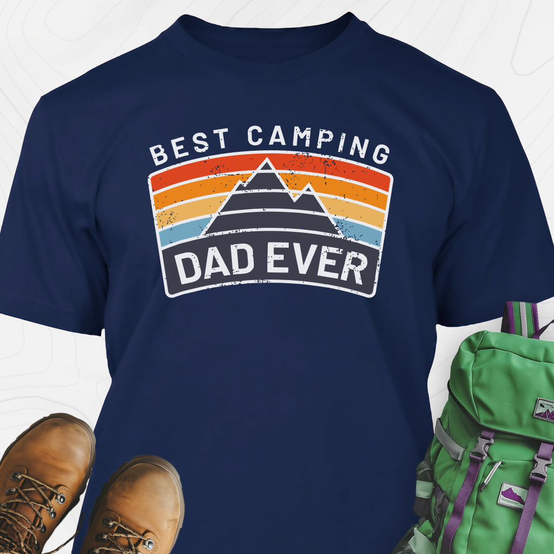 Best Camping Dad Ever T-Shirt