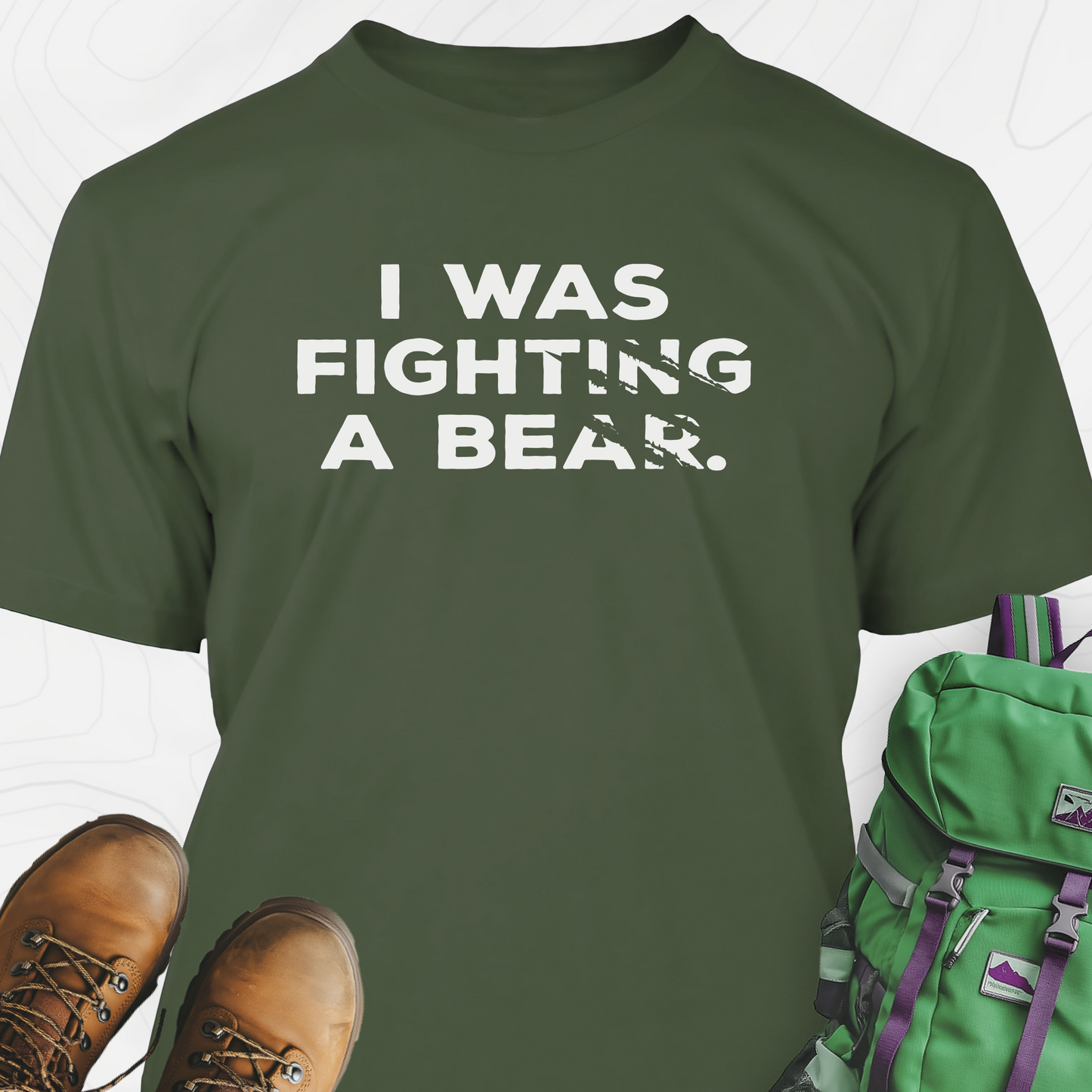 I Was Fighting a Bear T-Shirt