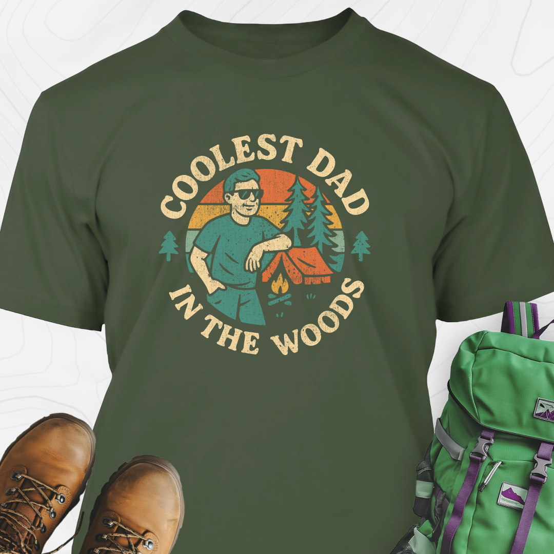 Coolest Dad in the Woods T-Shirt