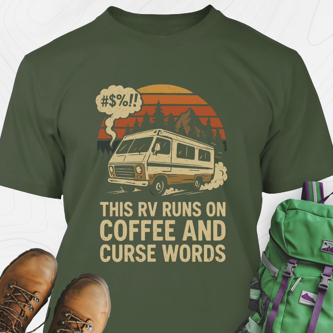 Fueled by Coffee & Curse Words T-Shirt