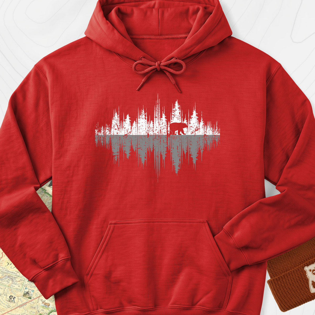 The Perfect Reflection Hoodie - Red