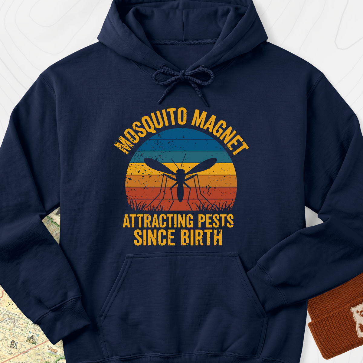Mosquito Magnet Hoodie - Navy