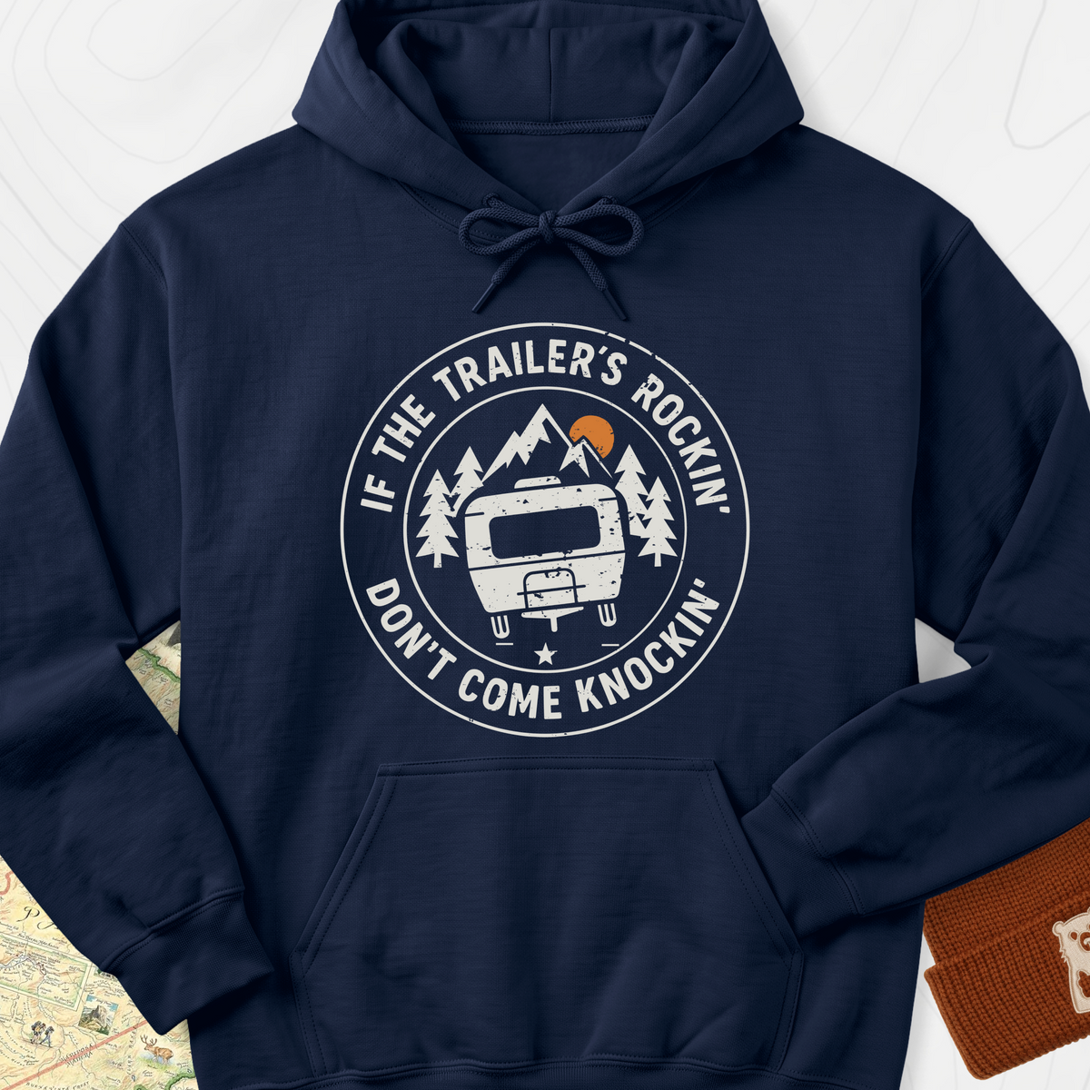 If the Trailer’s Rockin’ Hoodie - Navy