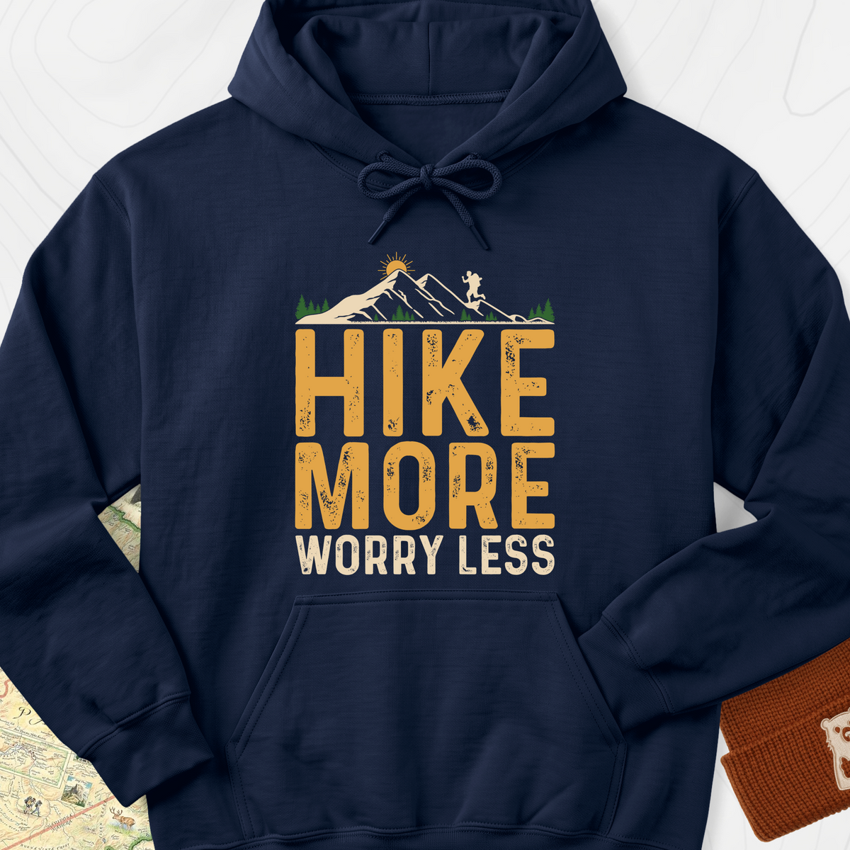 Hike More Hoodie - Navy
