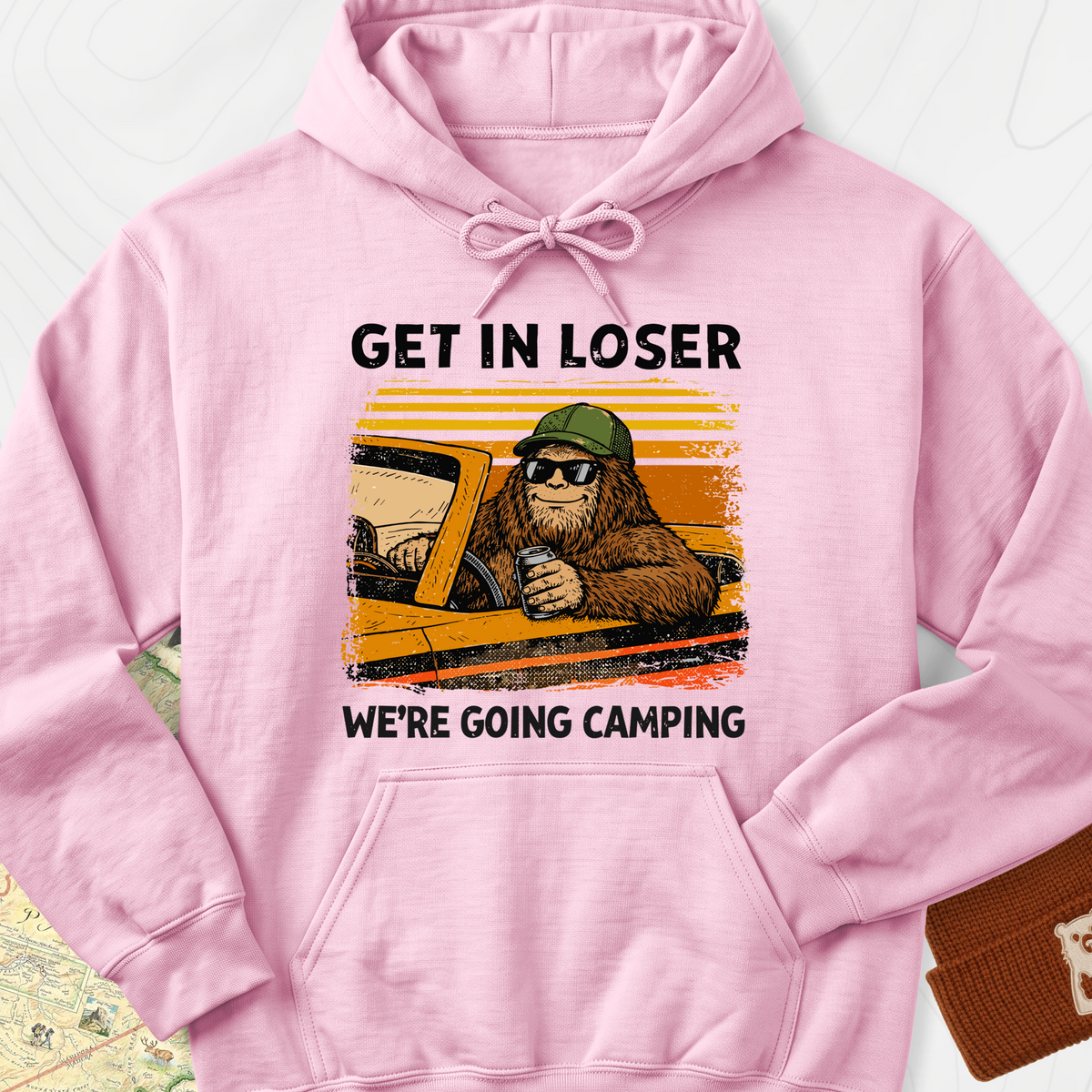 Get in Loser Hoodie - Light Pink