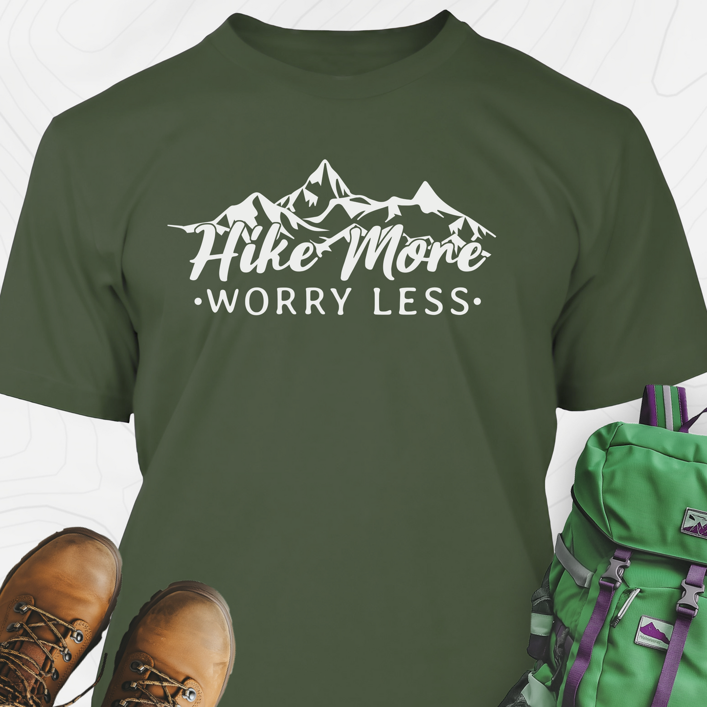 Keep Hiking and Don't Worry T-Shirt