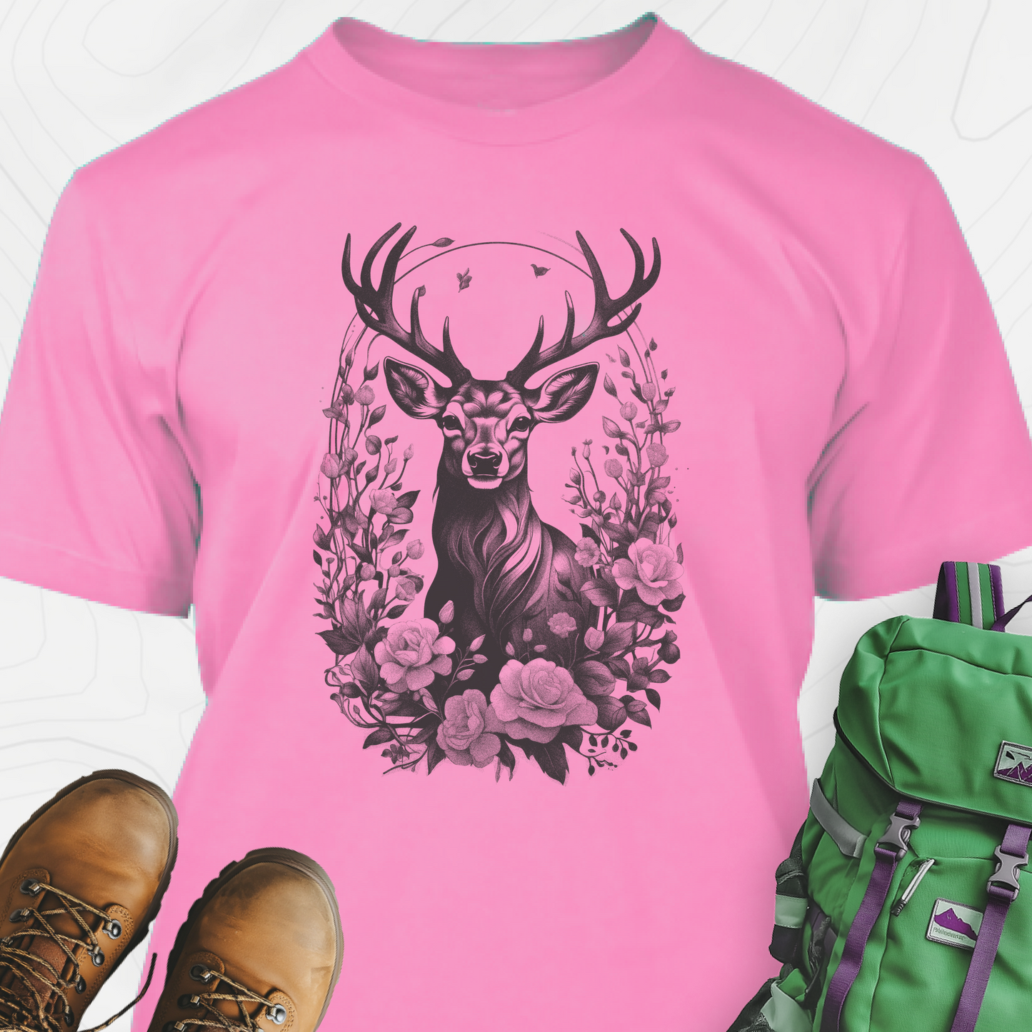Flower Deer T-Shirt