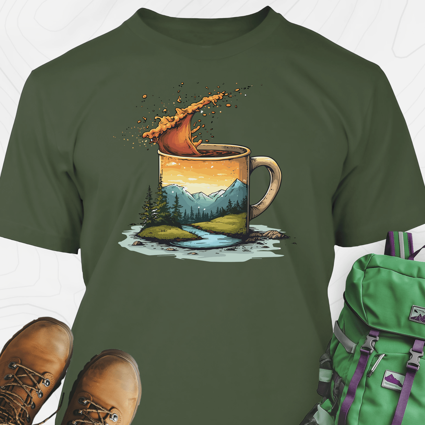Coffee Mountains T-Shirt