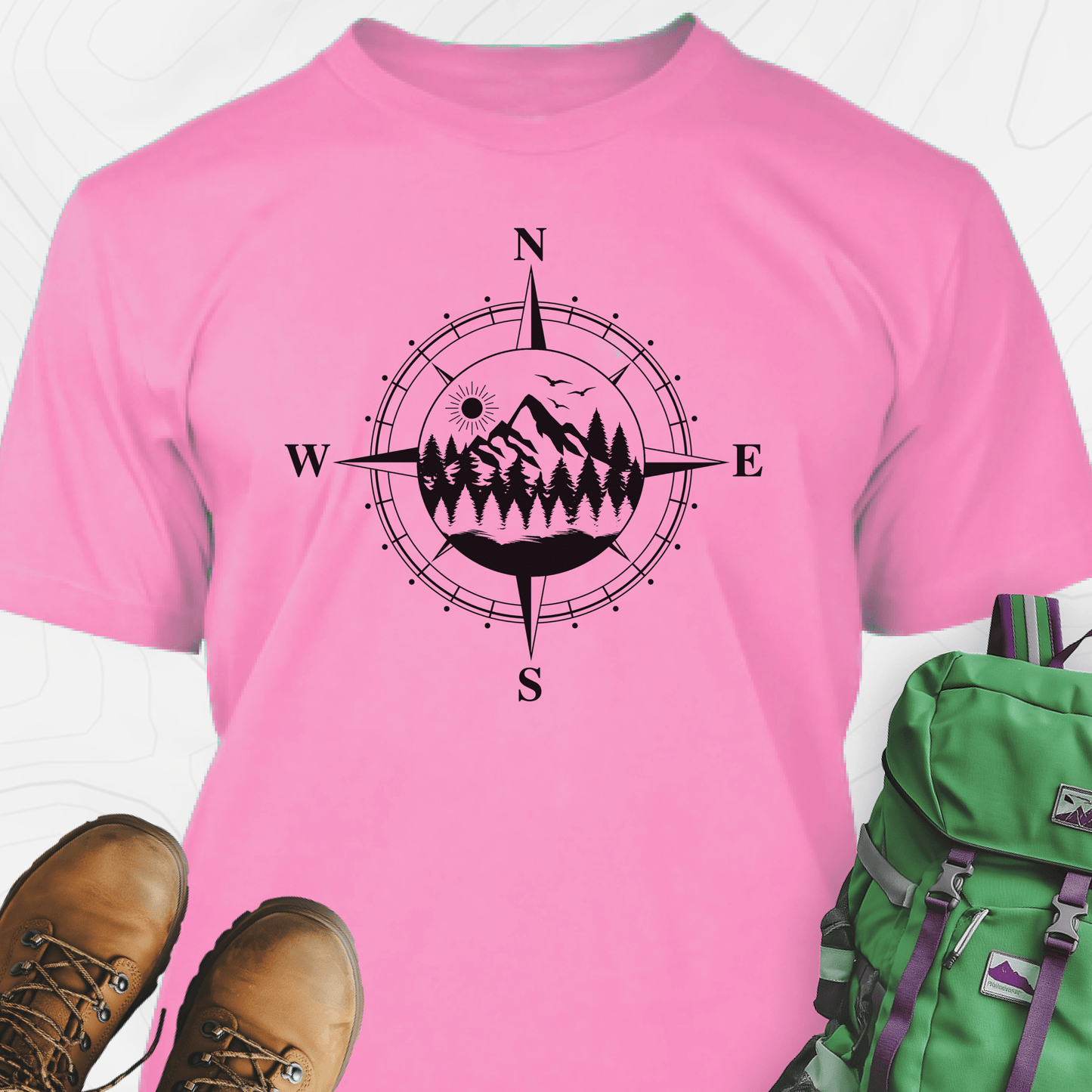 Compass in the Mountains T-Shirt