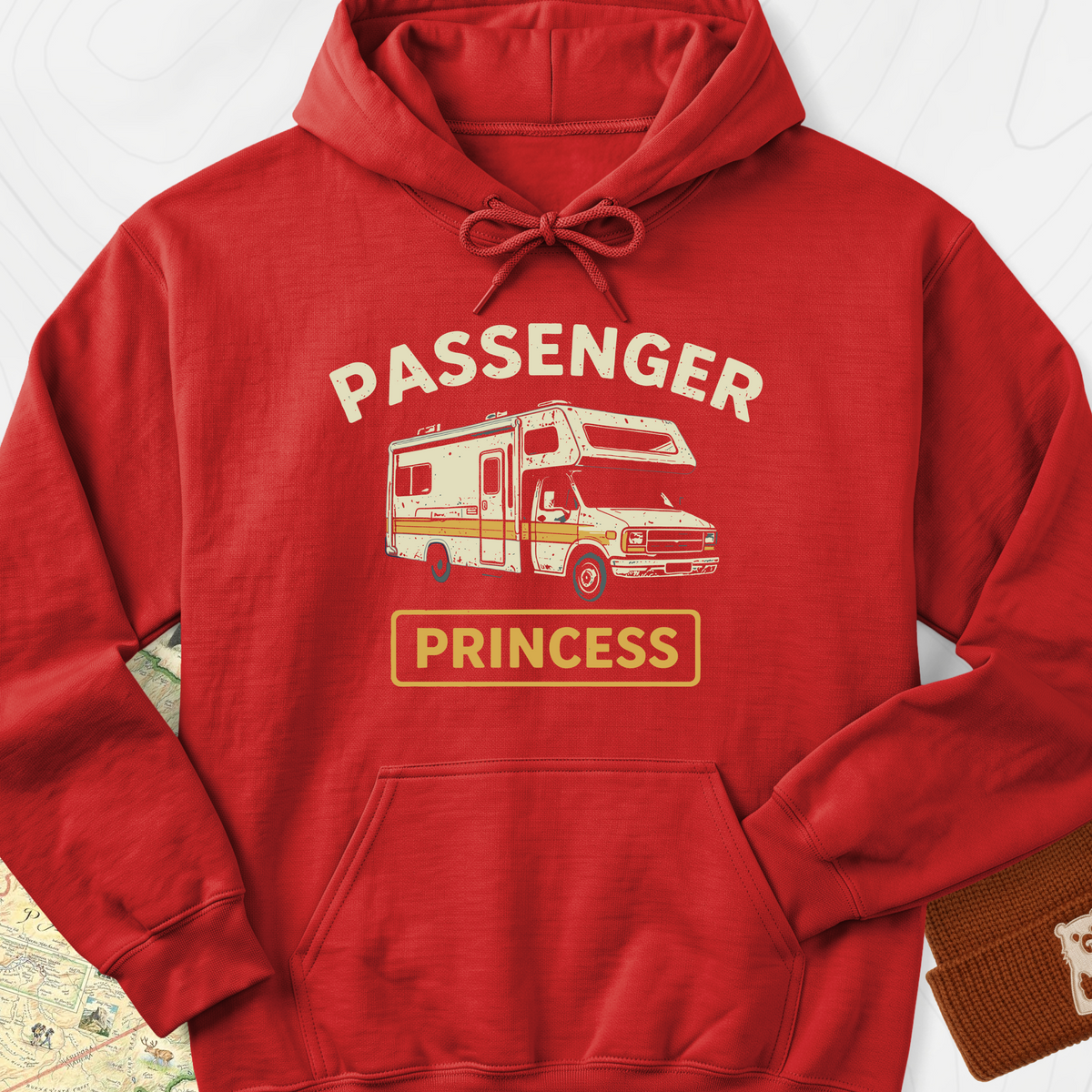 RV Passenger Princess Hoodie - Red