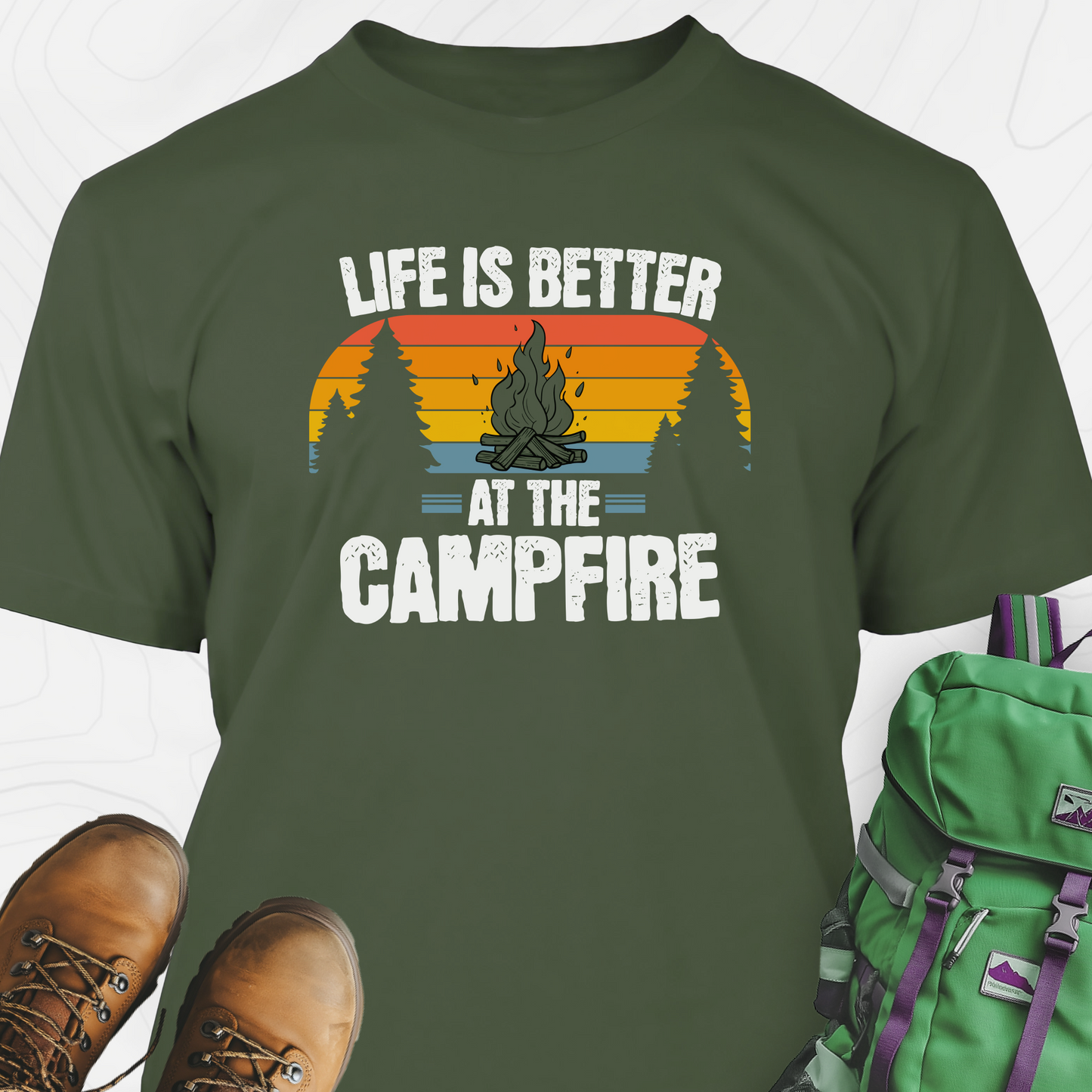 Life by the Campfire T-Shirt
