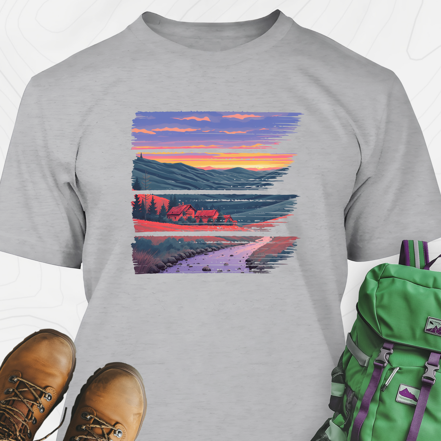 Retro Landscape T-Shirt
