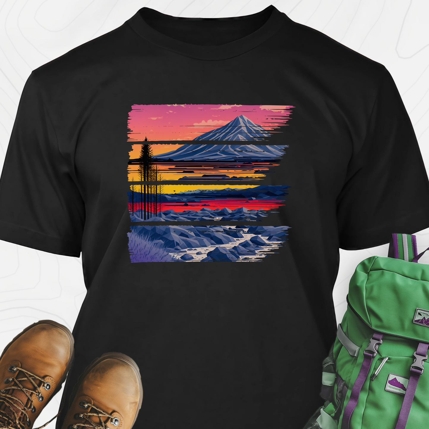 Retro Sunset T-Shirt