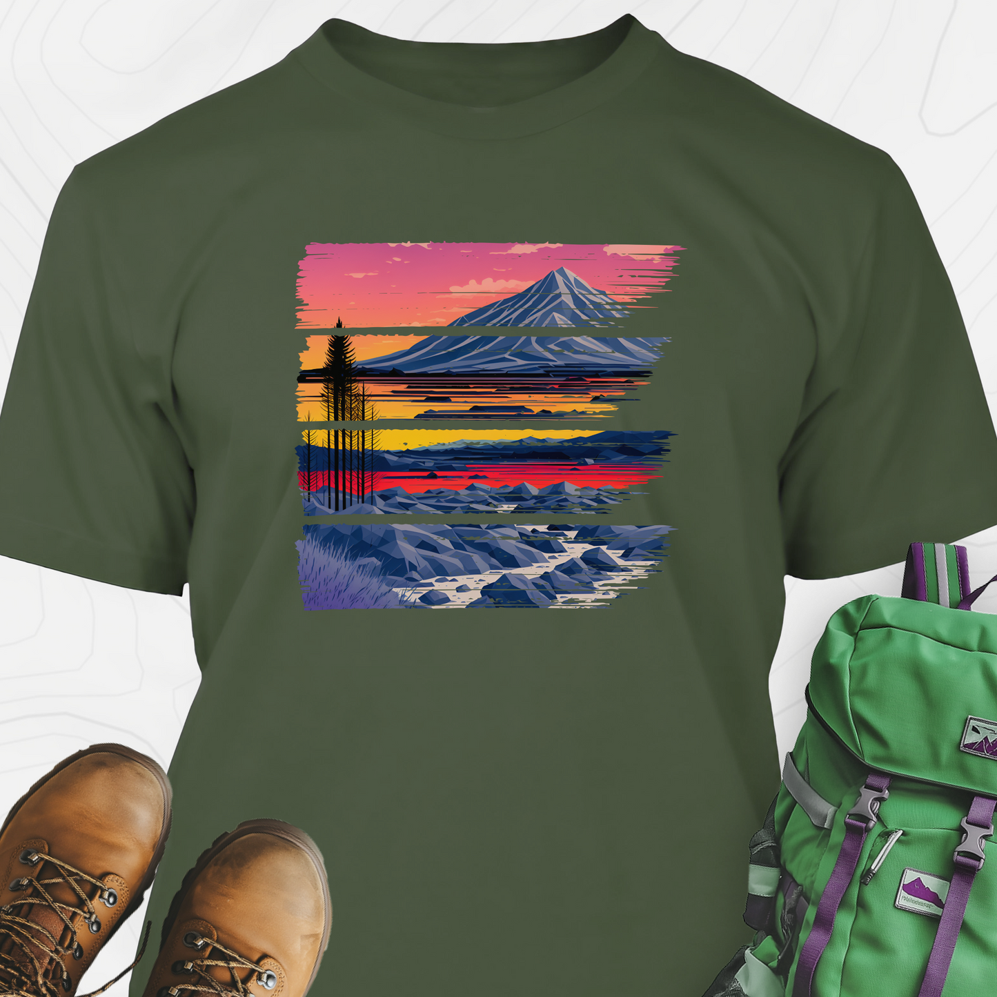 Retro Sunset T-Shirt