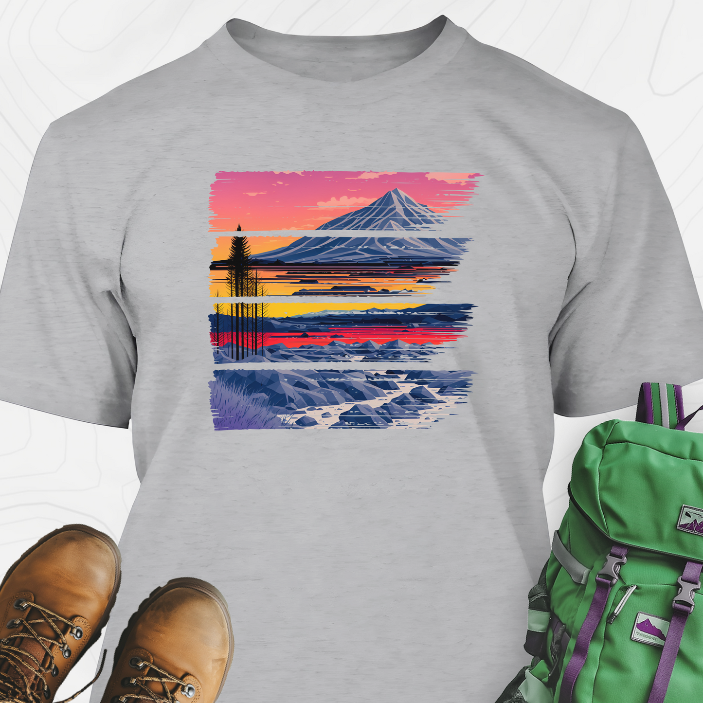 Retro Sunset T-Shirt