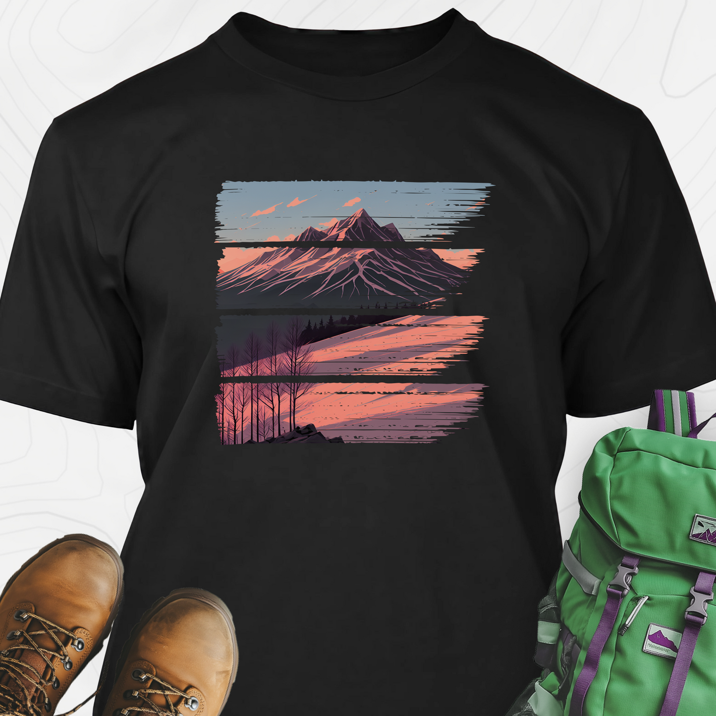 Retro Mountains T-Shirt
