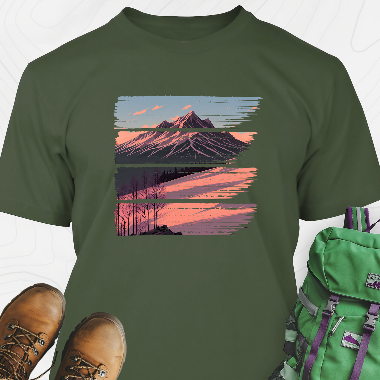 Retro Mountains T-Shirt