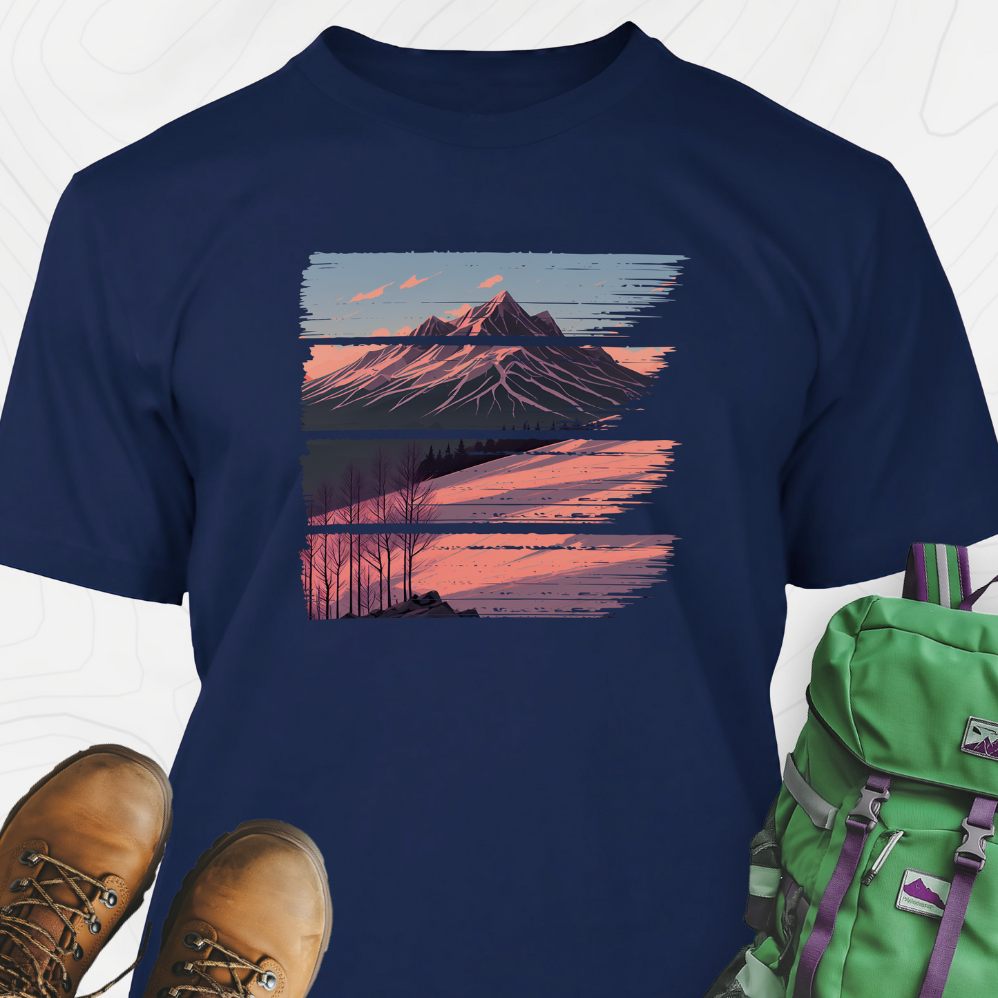 Retro Mountains T-Shirt