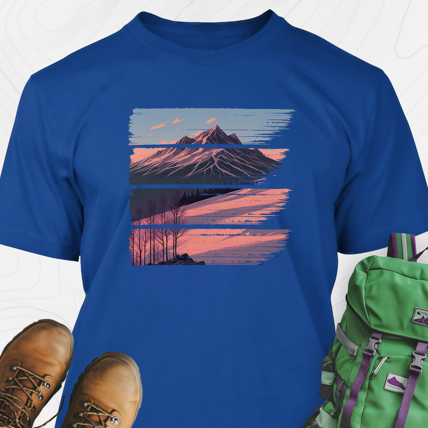 Retro Mountains T-Shirt